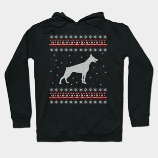 Dobermann Ugly Christmas Sweater Gift Cute Hoodie